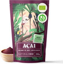 Bacche Di Acai Biologiche in Polvere - Freeze-Dried - 200 Gr. Prodotto in Brasil