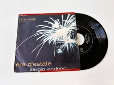 Sergio Endrigo – Era D'Estate VINILE 45 GIRI 7" Pop Italia 1963  RCA  PM45 3223