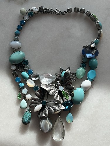 Collana bavaglino farfalla - collana,