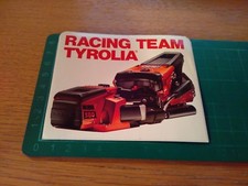 ADESIVO VINTAGE STICKER kleber sci ski attacchi racing team tyrolia 380 