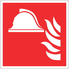 M-ITALY CARTELLO SEGNALETICO QUADRATO - ATTREZZATURE ANTINCENDIO - segnale