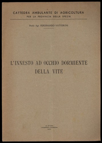 Opuscolo innesto occhio - opuscolo, ad