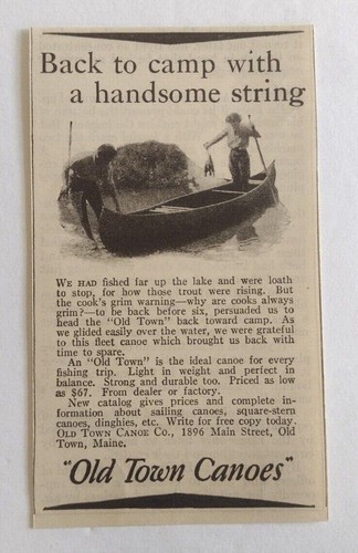 1928 old town canoe - old,