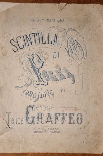 Spartito musicale antico