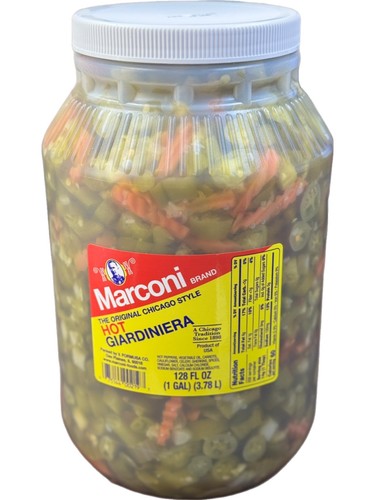 Hot giardiniera mix - giardiniera,, di