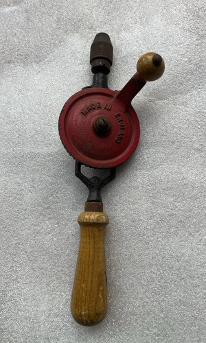 Vintage stanley hand drill - hand,