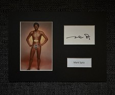 MARK SPITZ - MEDAGLIA D'ORO OLIMPICA USA - FIRMATO ATTACCO A4 + CERTIFICATO DI AUTENTICITÀ