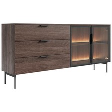 Credenza madia con vetrina e