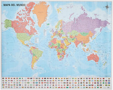 Mappamondo Da Parete - Poster