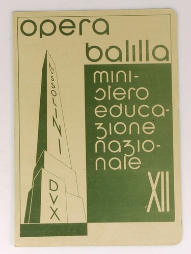 Prl pagella 1933 opera - pagella,