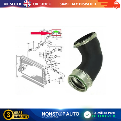 Manicotto tubo intercooler - tubo,