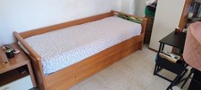 Letto Singolo contenitore Rialzabile + Materasso 
