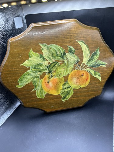 Targa vintage legno dipinto - in,