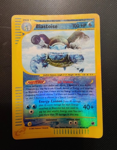 Carta pokemon blastoise - pokemon,