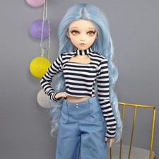 Bambola moda altezza 60 cm 1/3 BJD bambola bambina giocattolo abiti parrucche occhi tutto rimovibile