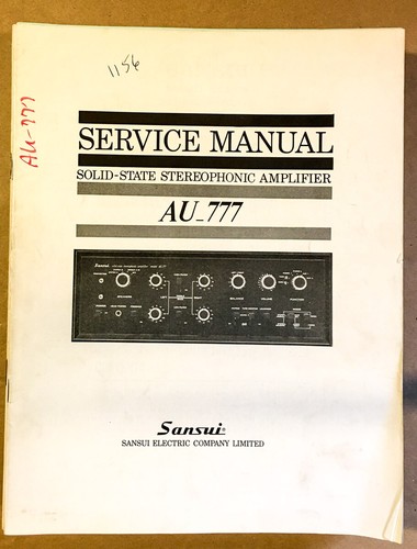 Sansui 777 amplificatore - au-777,