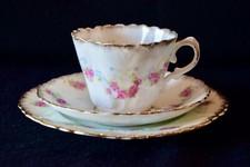 ANTICA RARA TAZZA TÈ 2 PIATTI