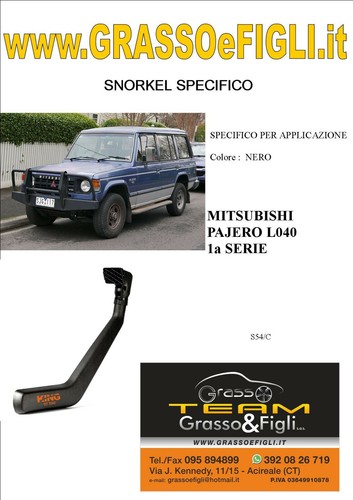 Kit snorkel aspirazione aria - aspirazione,