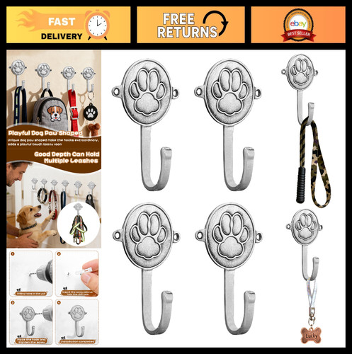 6pz ganci guinzaglio - ganci, cani