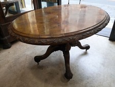 Tavolo ovale a cestello in