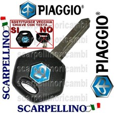 CHIAVE BOZZETTO GREZZO PIAGGIO QUARGO DIESEL PIANALE FURGONE RIBALTABILE- 658997
