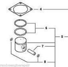 Echo Piston assy P021002540