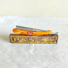 Rasoio Dritto Vintage PKS Anni '50 Con Scatola Originale Mai Usato RZ24