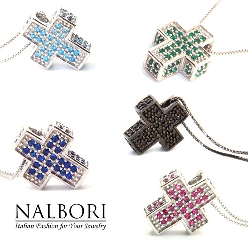 Collana croce argento 925 - croce,