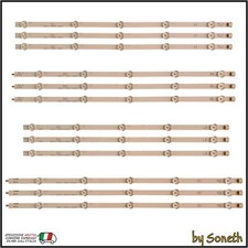 KIT 12 BARRE LED TV PER LG