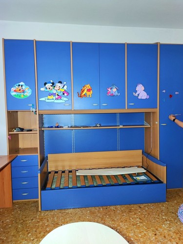 Cameretta bambino completa blu - bambino,
