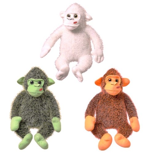Peluche soft gorilla - , seduto