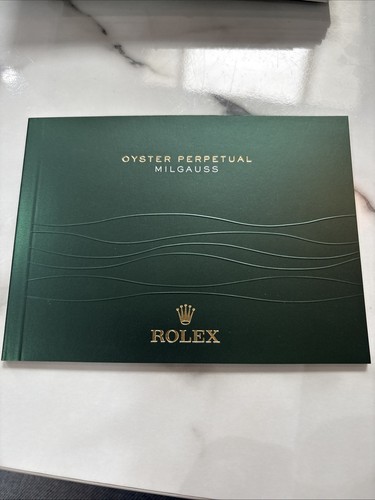 Rolex milgauss libretto 2012 - libretto,