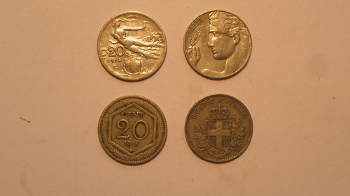Monete regno italia cent - 20,