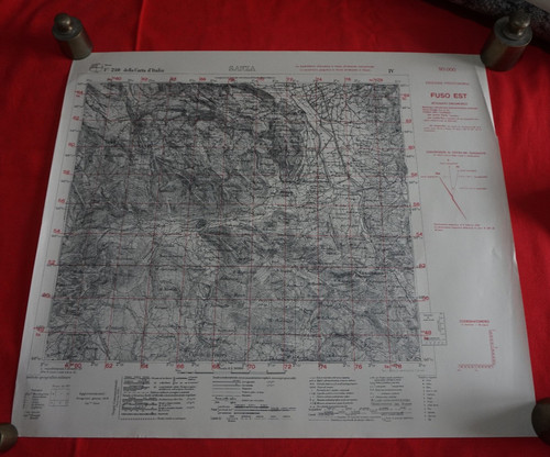 Rara carta mappa sanza - carta,