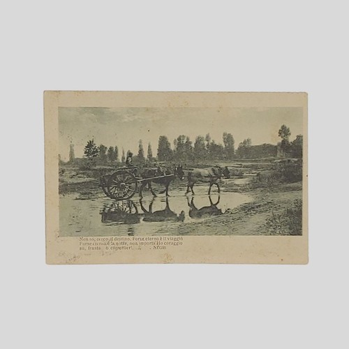 Cartolina epoca ada - d'epoca, negri