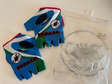 Castelli FCI NAZIONALE ITALIANA vintage cycling gloves - guanti ciclismo Italia