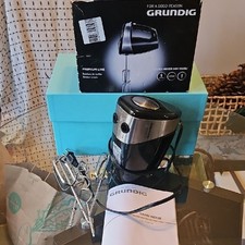 Grundig Mixer Manuale Premium 5 Velocità Nero e Argento