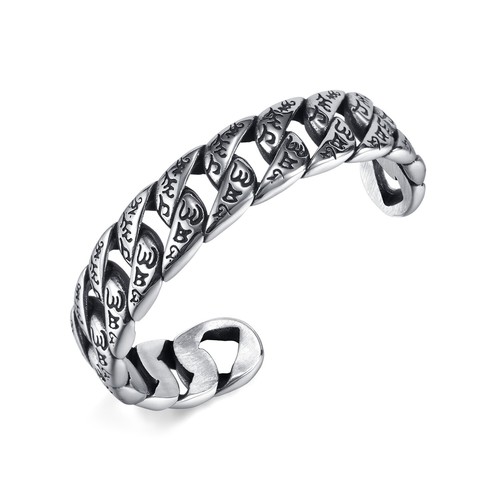 Bracciale uomo acciaio inox - bracciale,