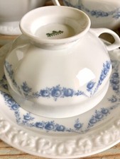 1965 Preziosa Tazza  Tè Rosenthal Maria Tazzina Piatto decoro  Blue Rose