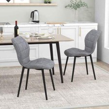 Set 2 Pezzi Sedie da Pranzo