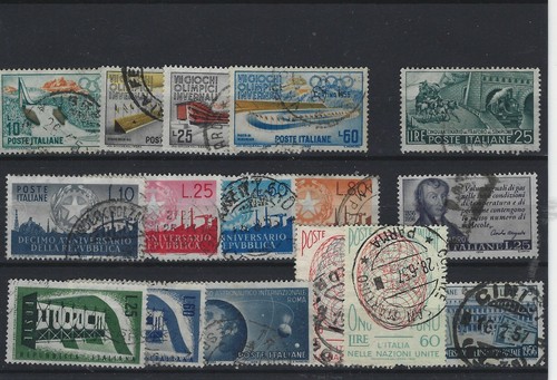 Italia repubblica lotto 1956 - italia,