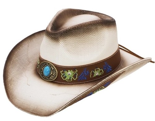 Cappello western hat - hat, flowers