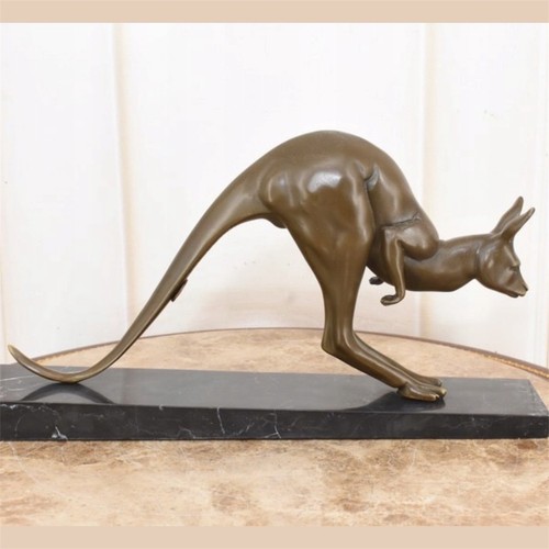 Statua bronzo canguro - statua, in