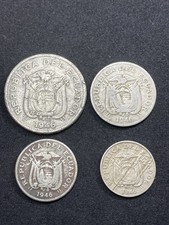 Lotto 4 monete Ecuador 1946, 1