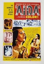 Locandina film firmata Sophia Loren Aida 12x18 operazione balestra El Cid LEGEND JSA
