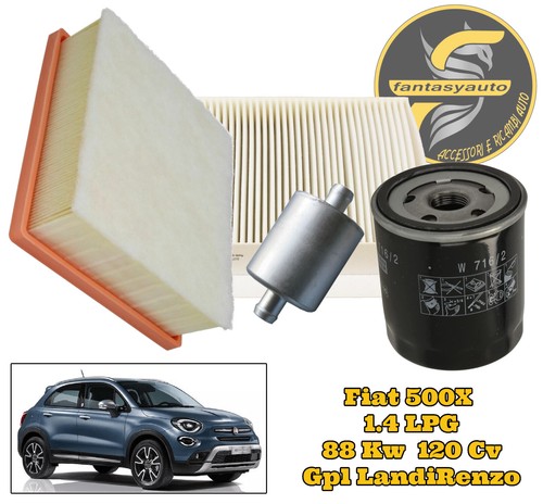 Fiat 500x gpl - 88kw, 120cv