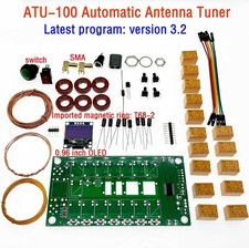 Malahit ATU-100 Kit Fai da Te 1.8-50MHz Sintonizzatore Antenna Automatico 0.96OLED Versione 3.2