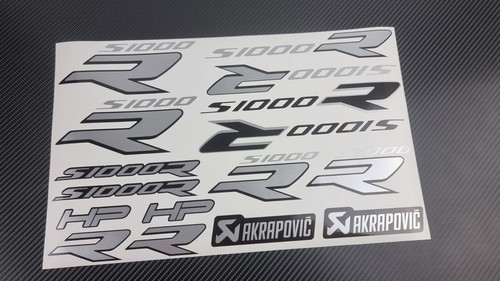 Adesivi moto argento