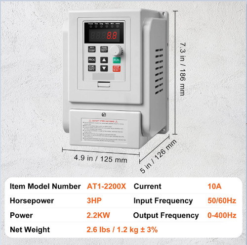 Inverter frequenza trifase vfd - frequenza,
