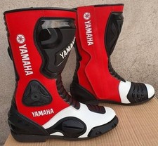 Stivali moto Yamaha in vera